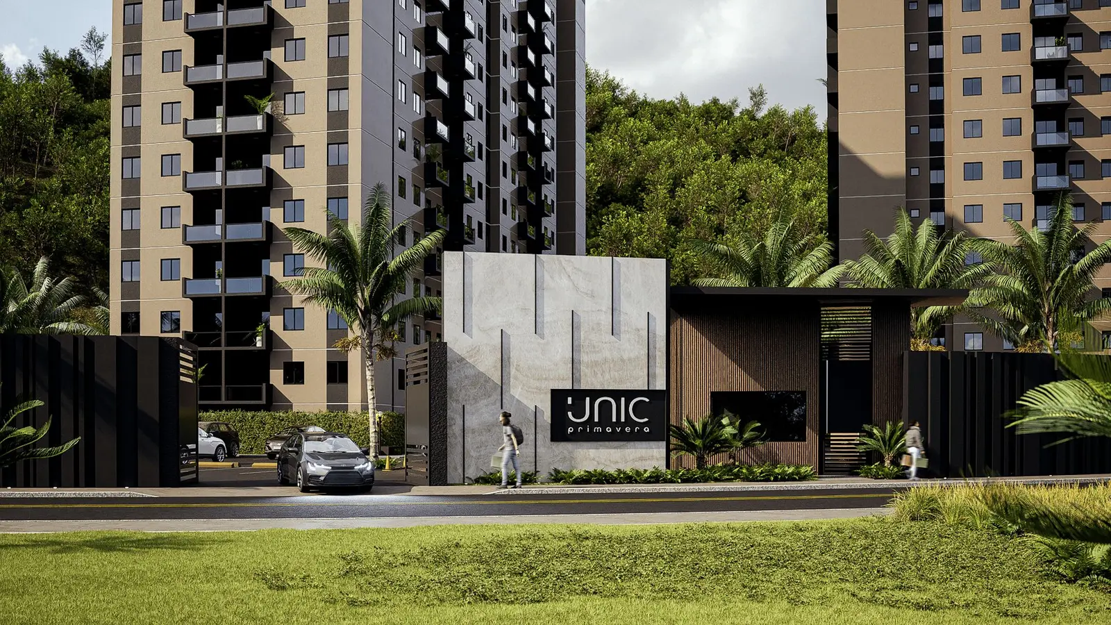 Acesso principal do UNIC Primavera