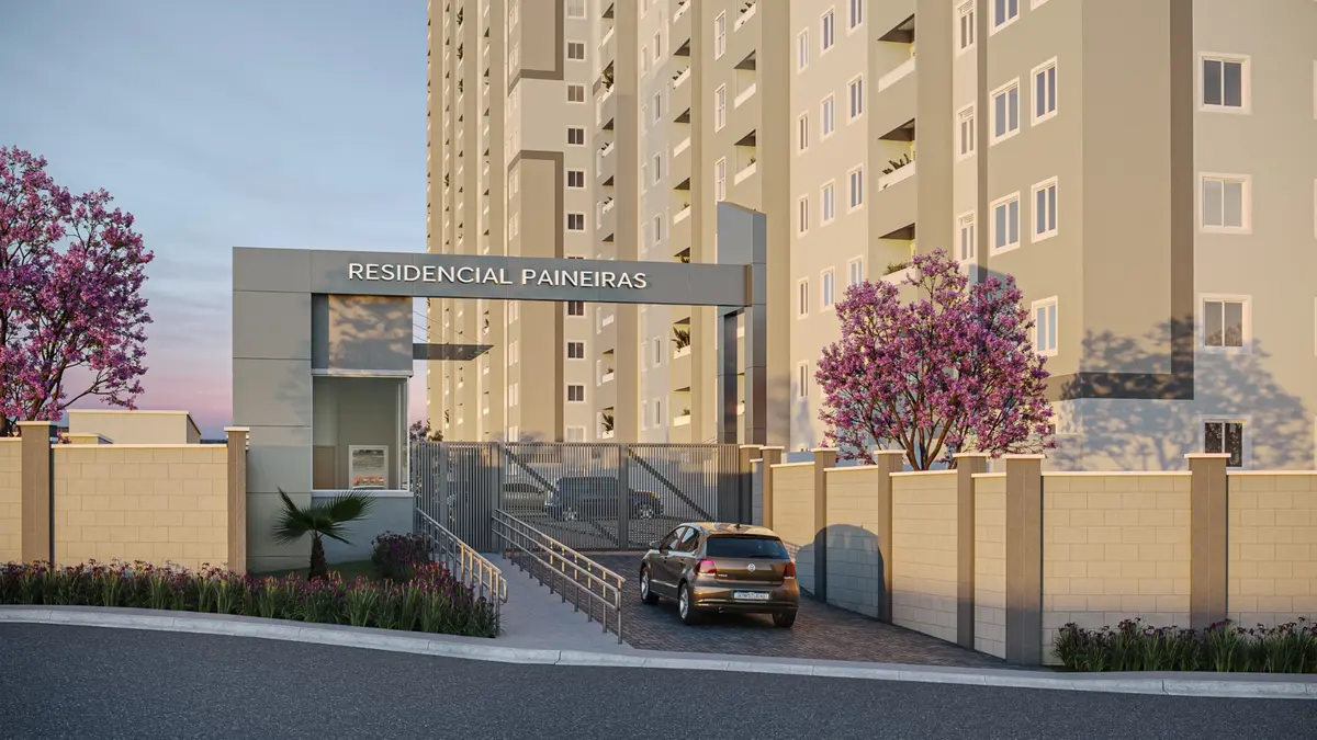 Perspectiva ilustrativa do Residencial Paineiras