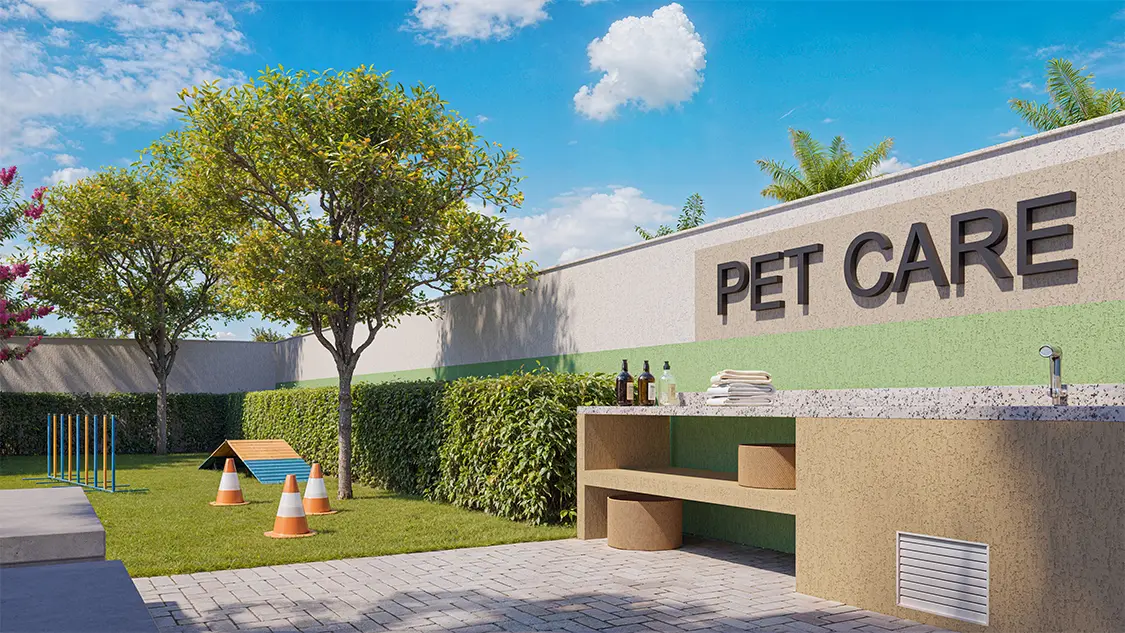 Pet place com pet care do Uniq Nova Iguaçu
