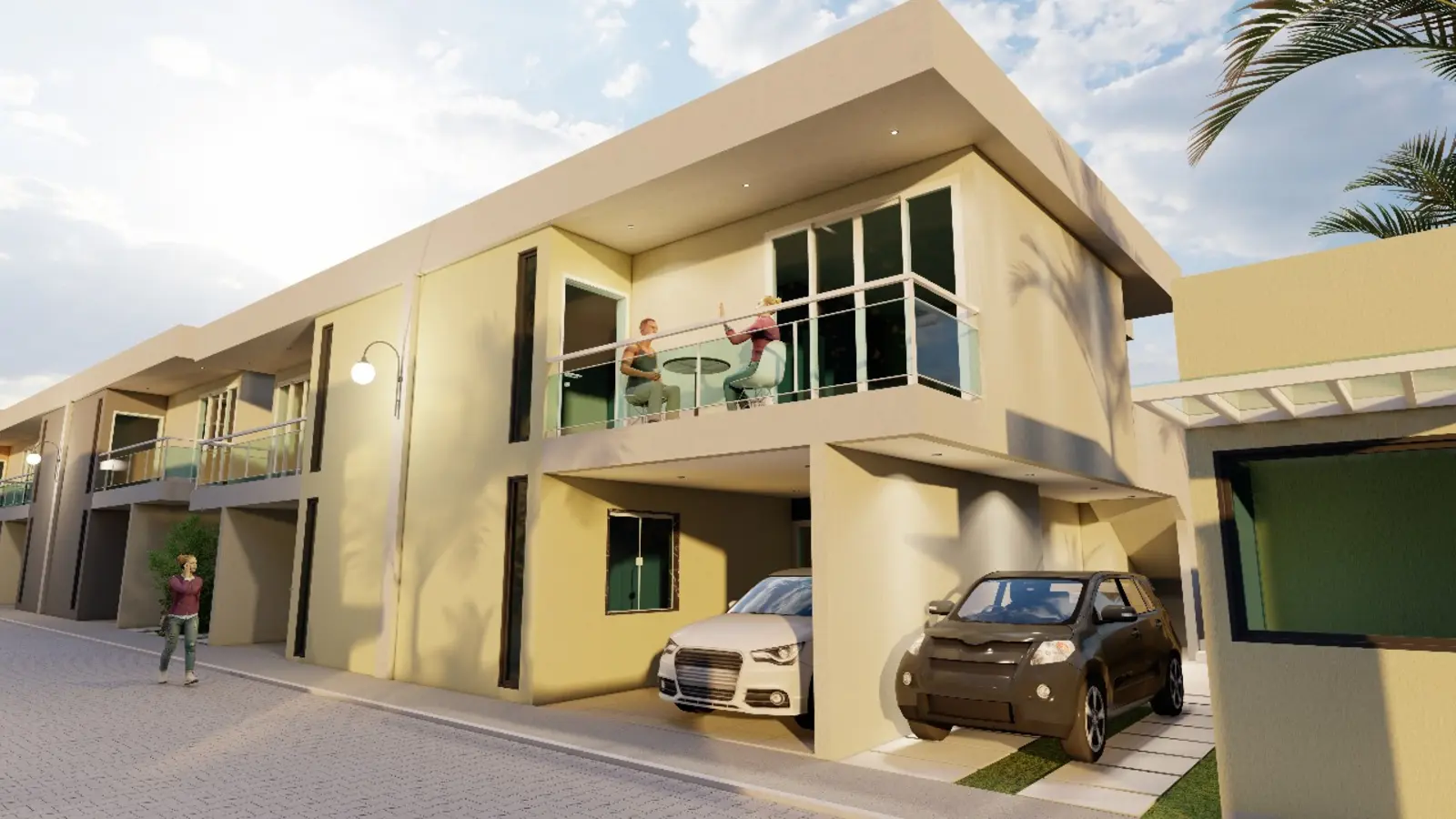 Perspectiva ilustrativa do Vida Residencial