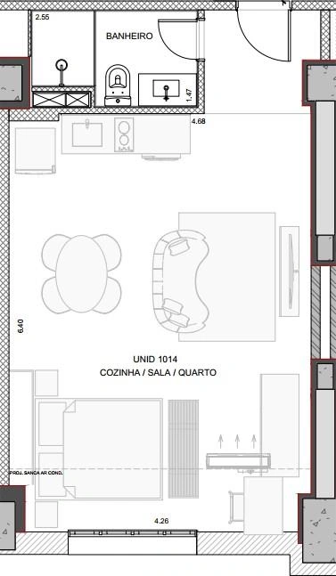 Studio 1013 · 44,70 m²