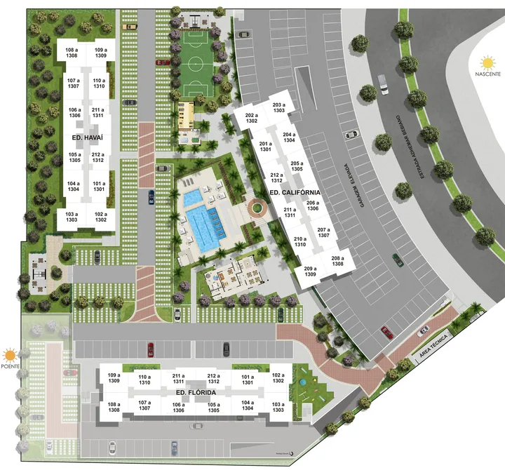 América Condomínio Club — MASTER PLAN
