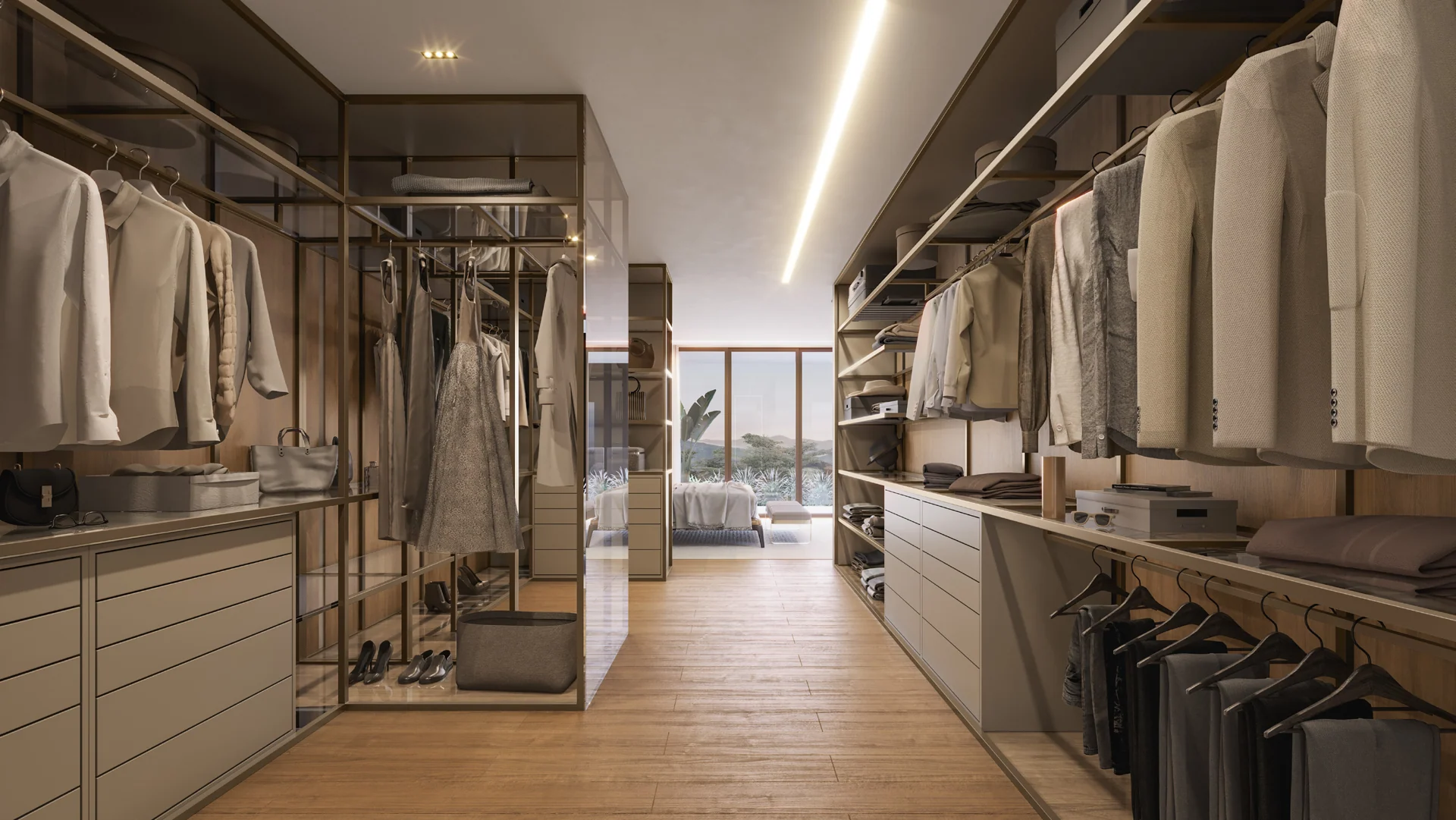 Walk-in closet