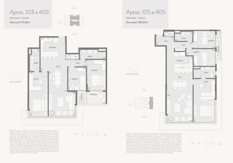 Apartamentos tipo · outras colunas