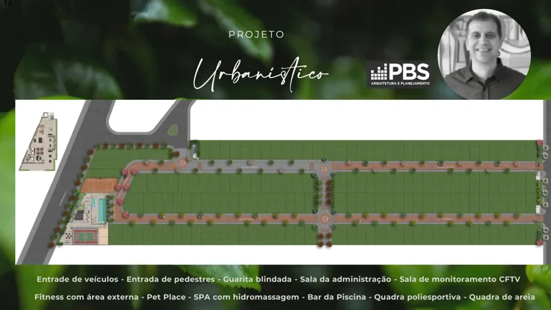 Implantação do loteamento