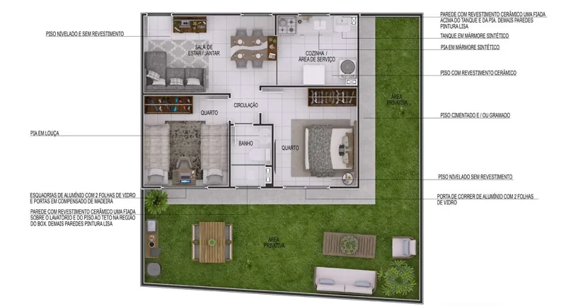 Opção com garden