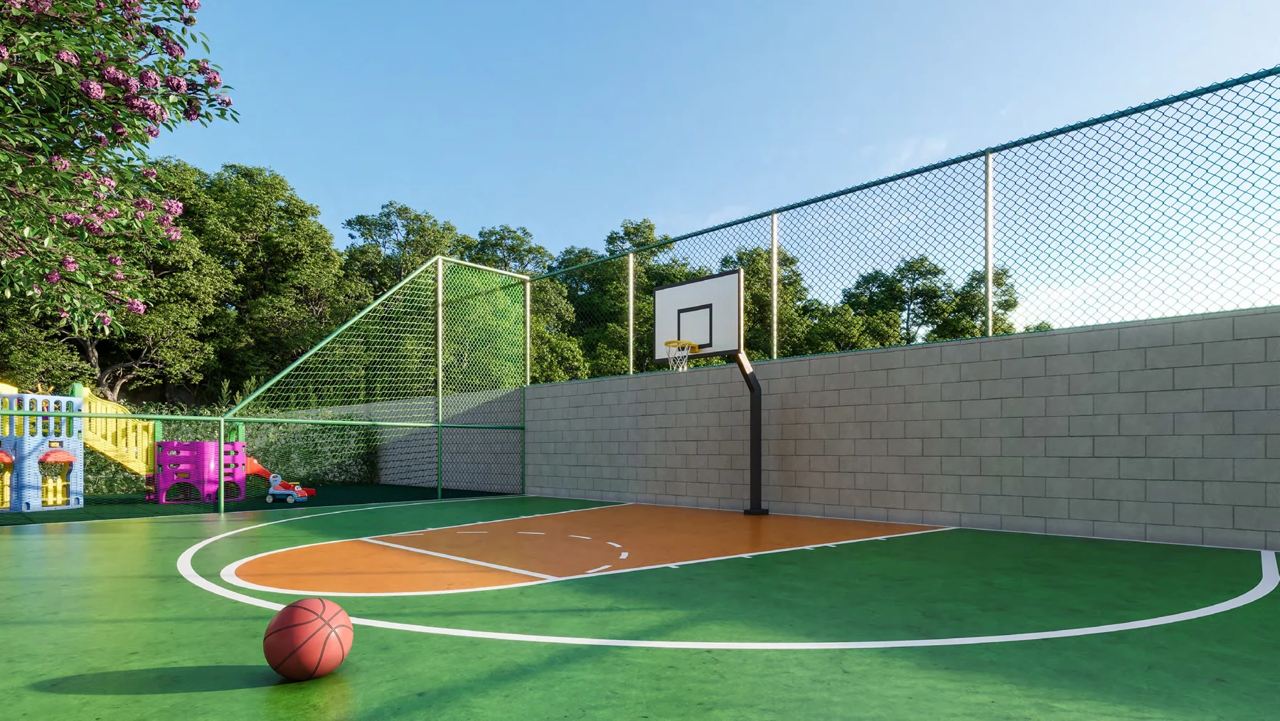Quadra de basquete