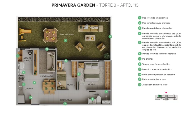 Opção com garden