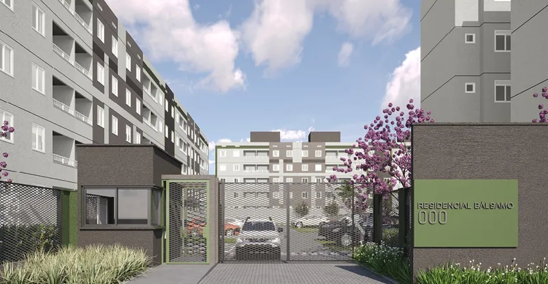 Perspectiva do Residencial Bálsamo