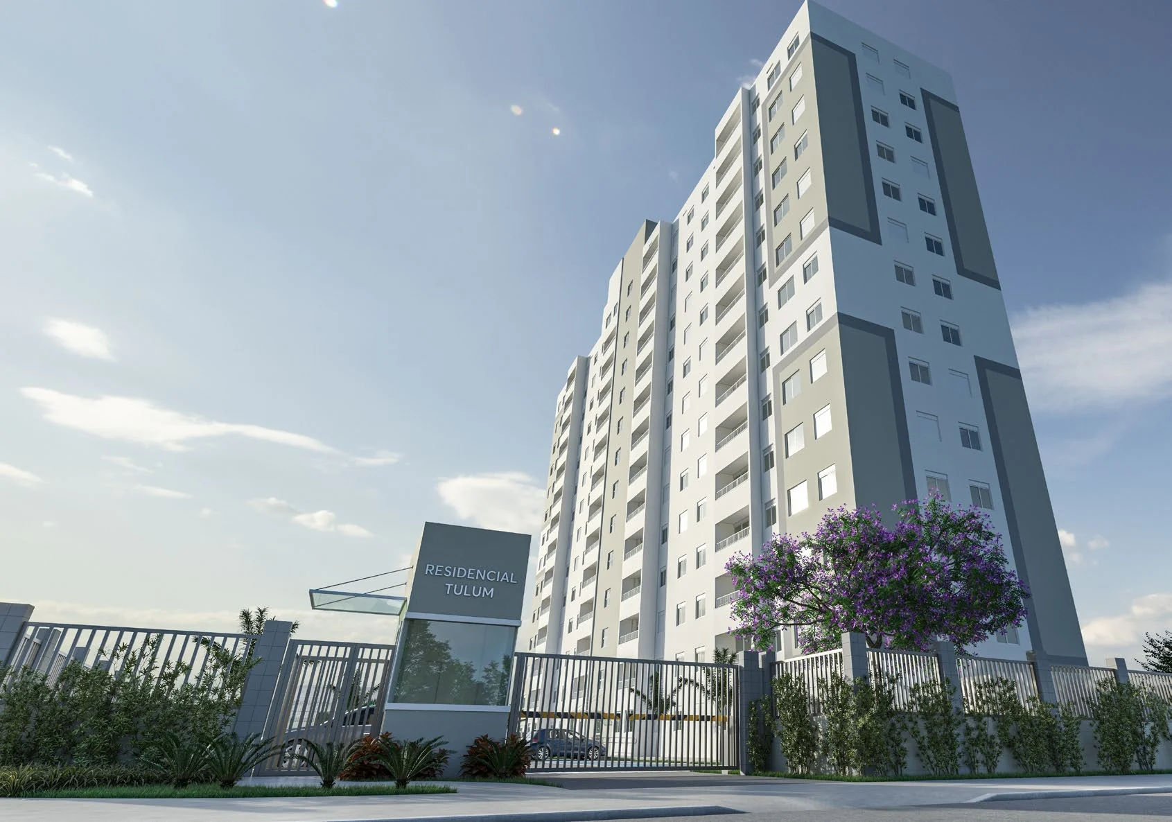 Perspectiva do Residencial Tulum