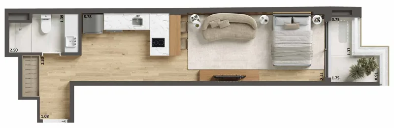 Planta de referência — apartamento
