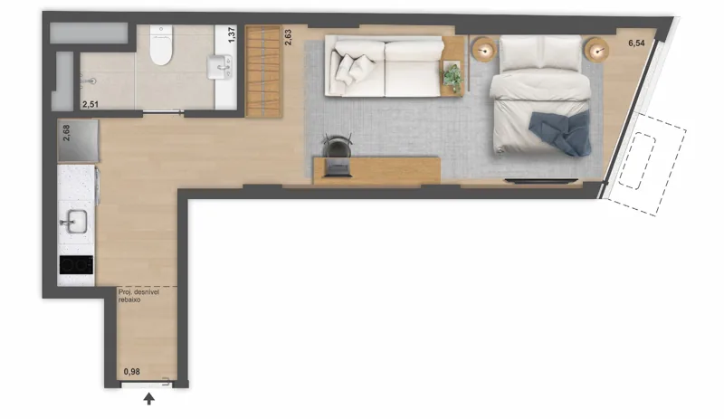 Planta de referência — apartamento