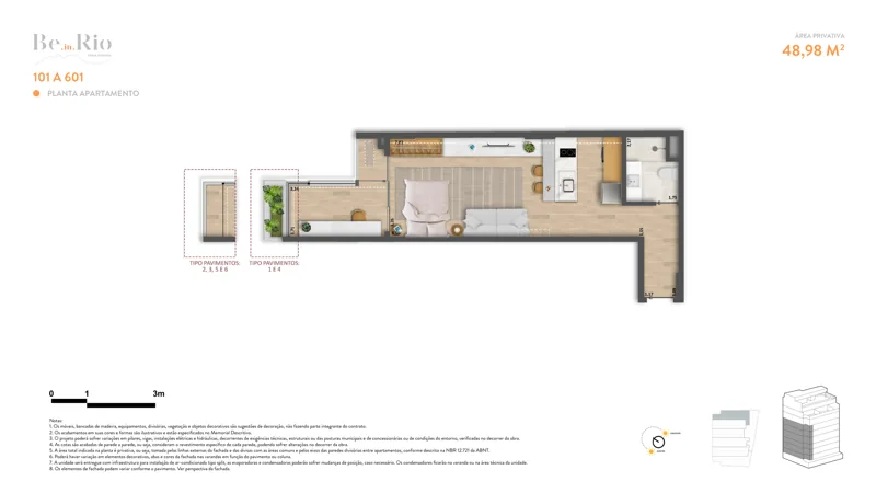 Planta de referência — apartamento