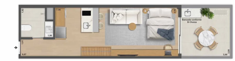 Planta de referência — studio