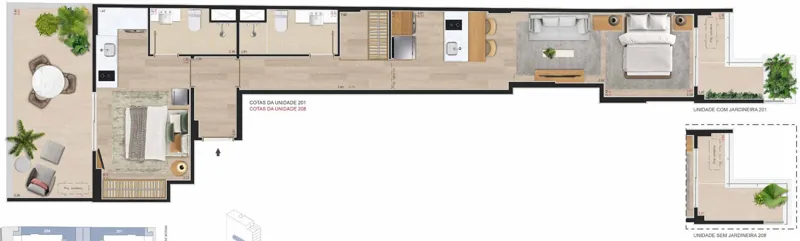 Planta de referência — apartamento