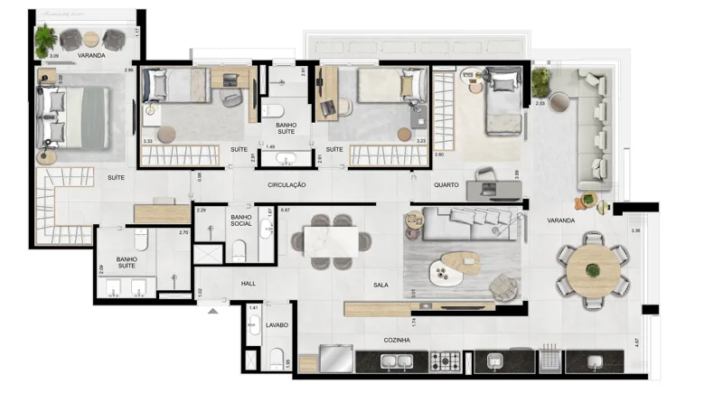 Planta de referência — apartamento