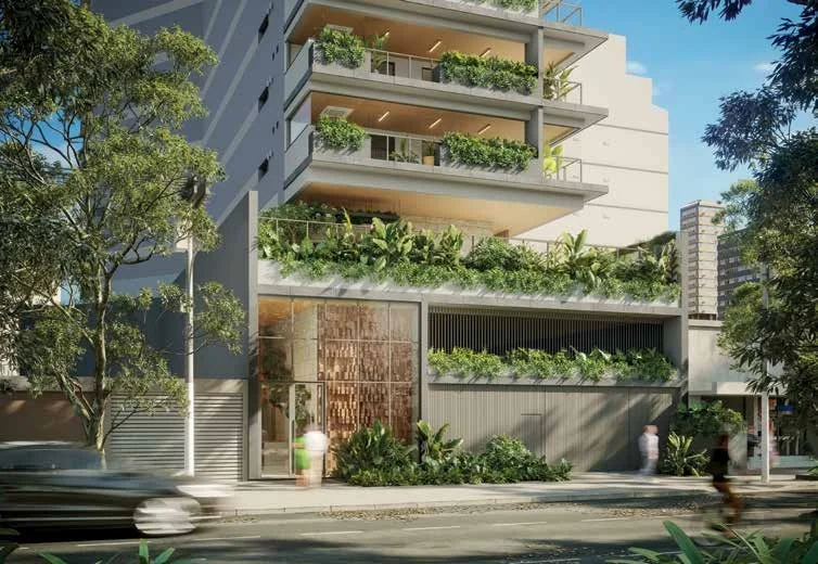 Perspectiva do Zenture Residencial