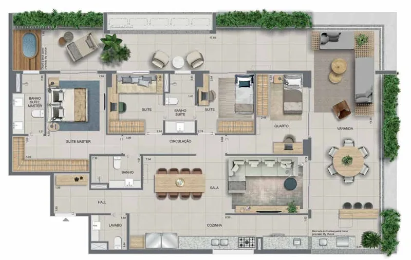 Planta de referência — apartamento
