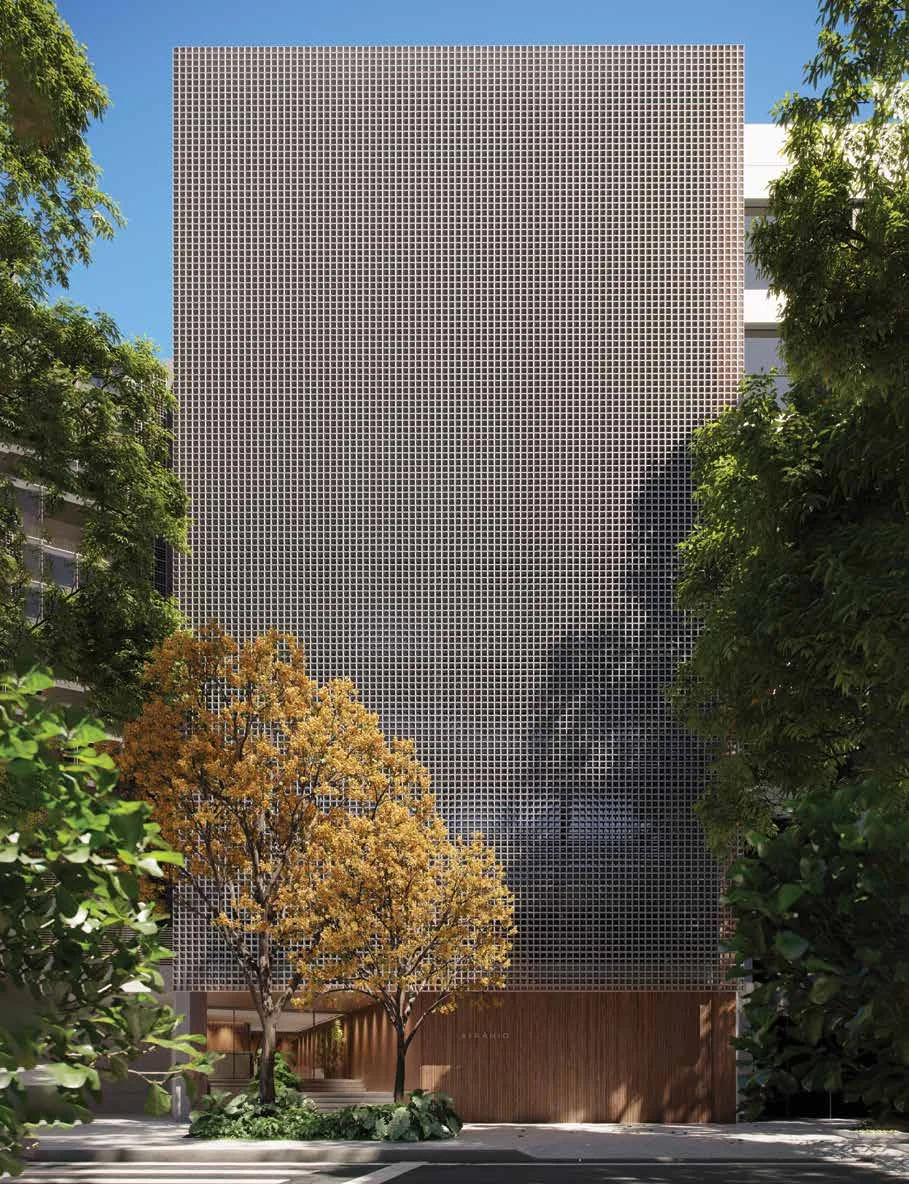Fachada do Afrânio — perspectiva ilustrativa