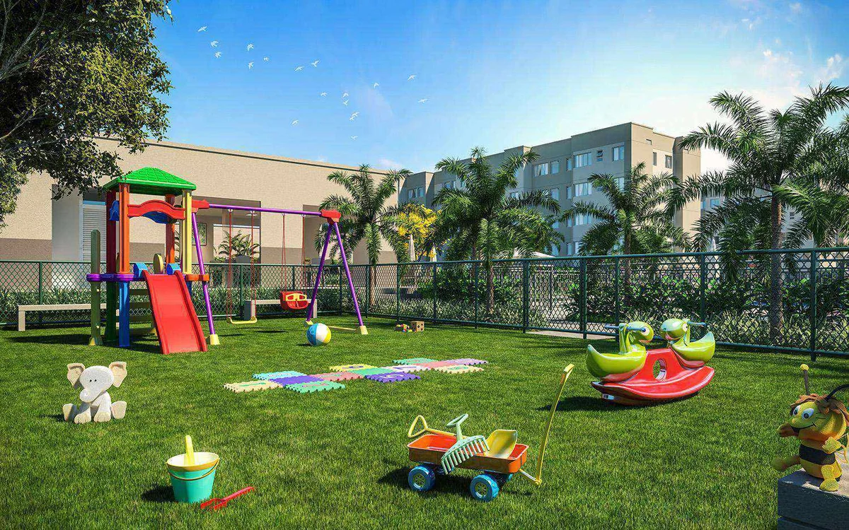 Playground — perspectiva ilustrativa