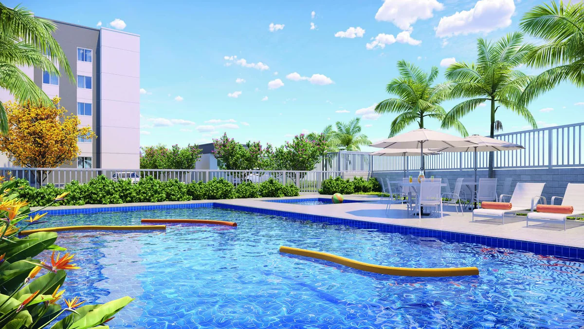 Piscina — perspectiva ilustrativa