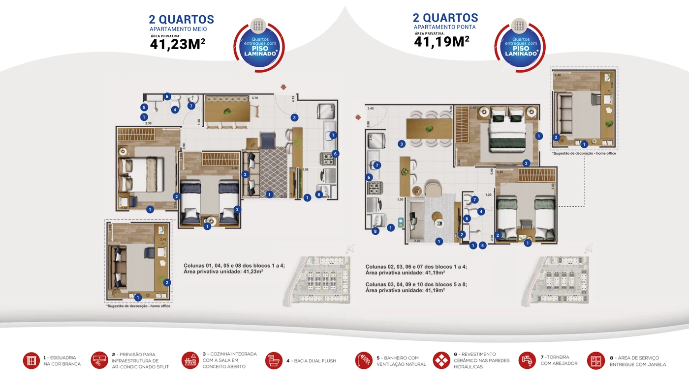 Apartamentos · configurações