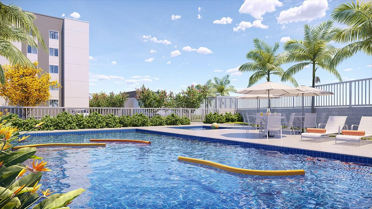 Piscina — perspectiva ilustrativa