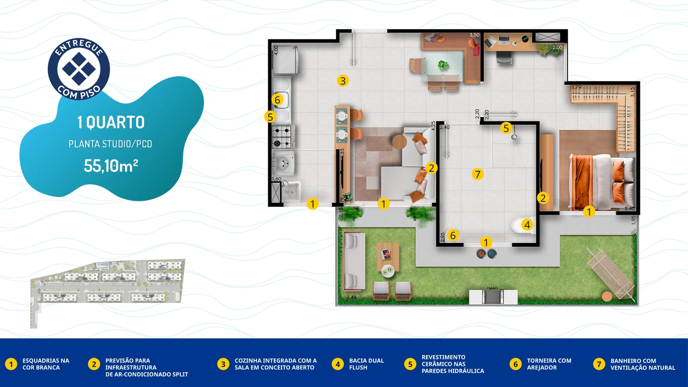 Studio · 55,10 m²