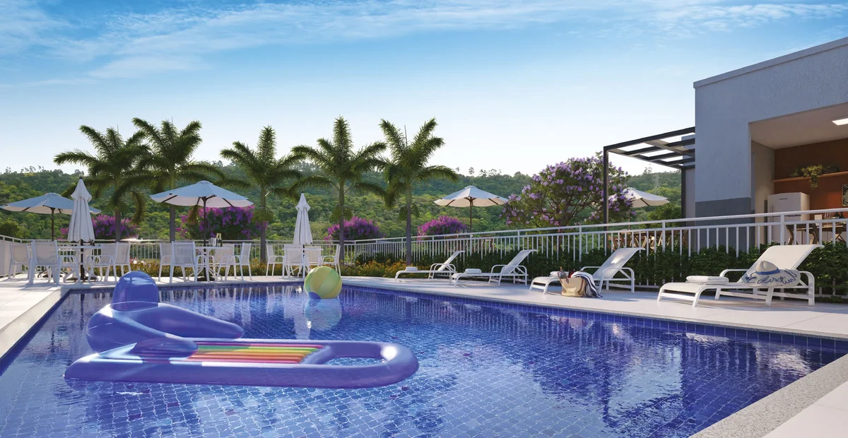 Piscina — perspectiva ilustrativa