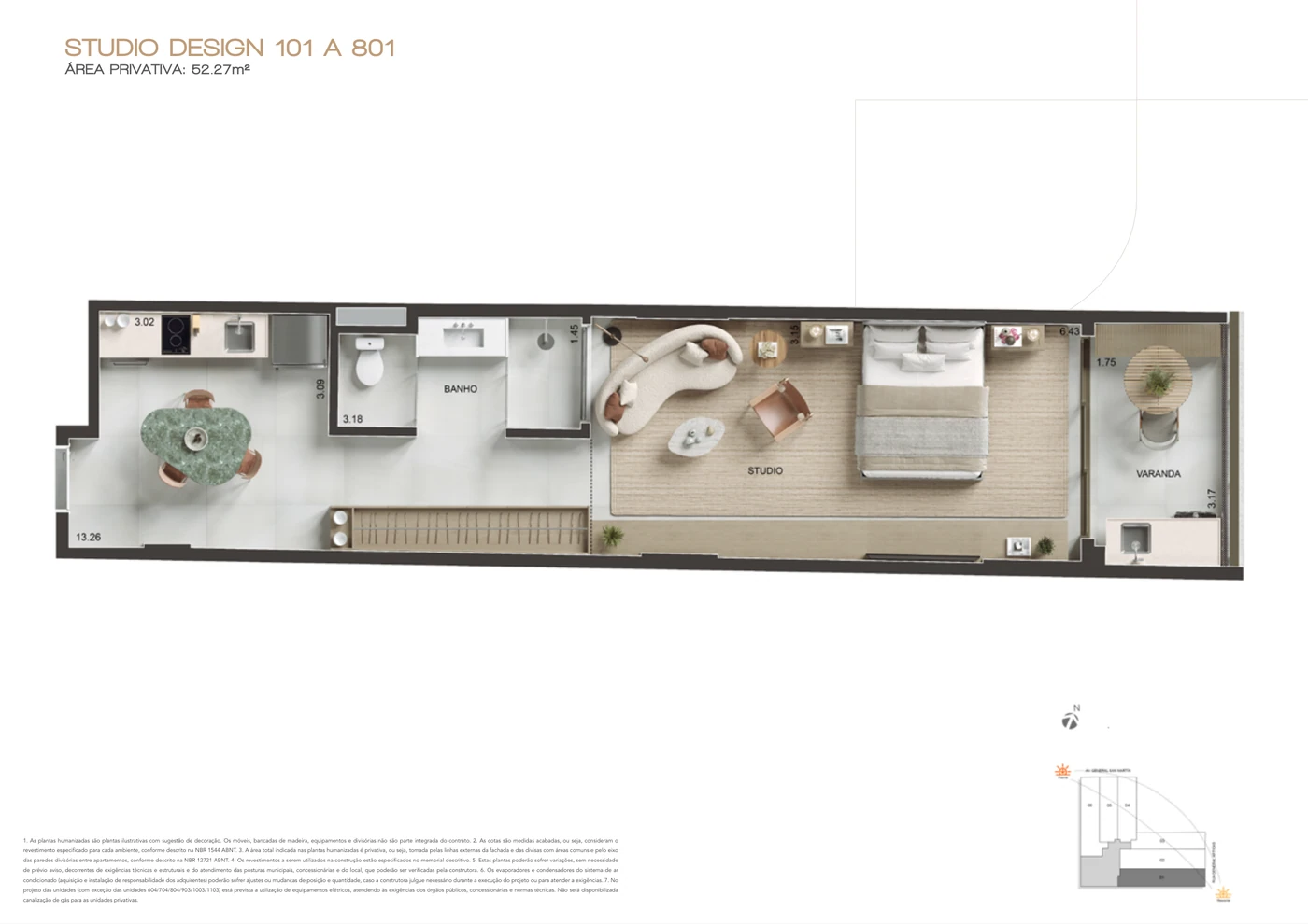 Studio · 52,27 m²