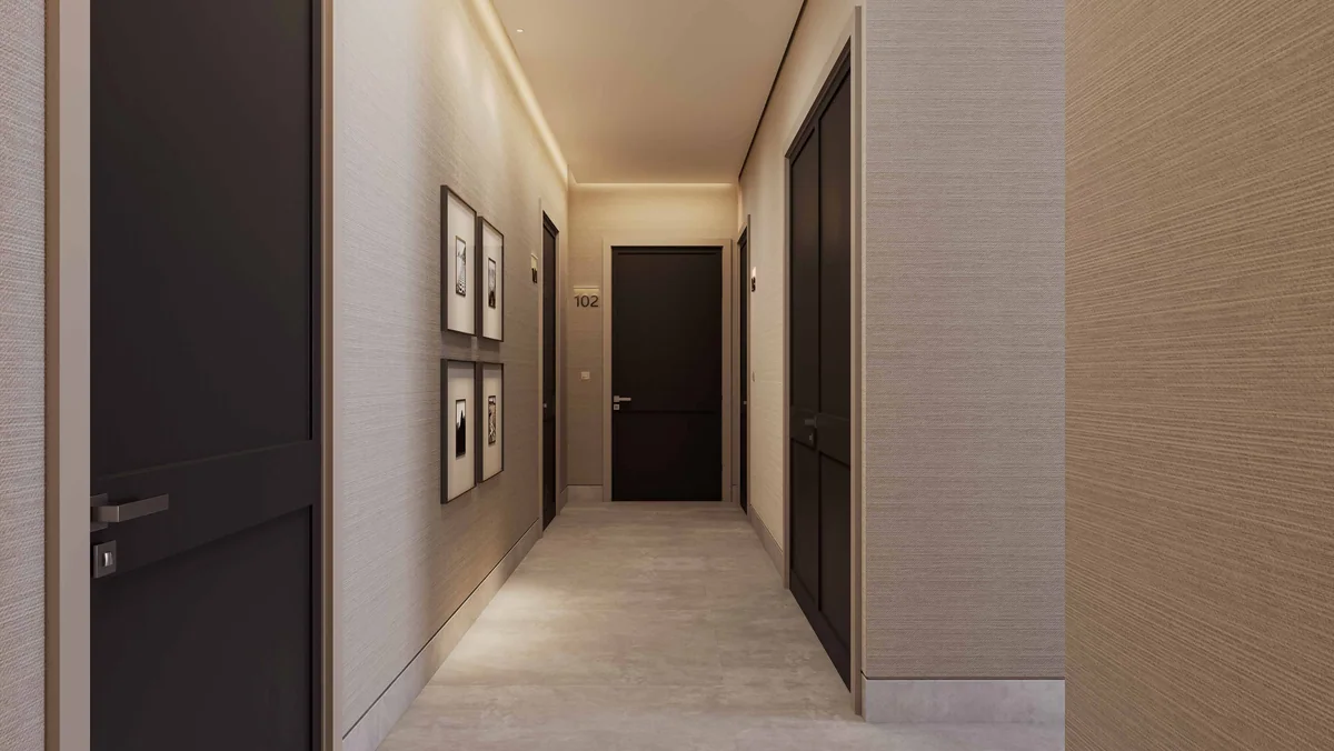 Hall — perspectiva ilustrativa