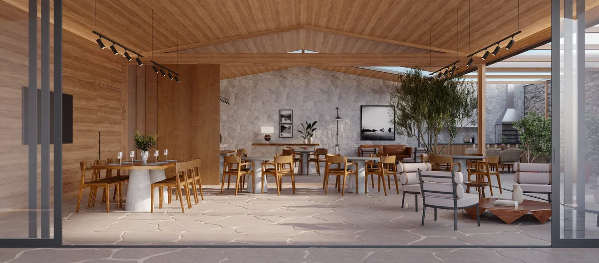 Clube gourmet — perspectiva ilustrativa