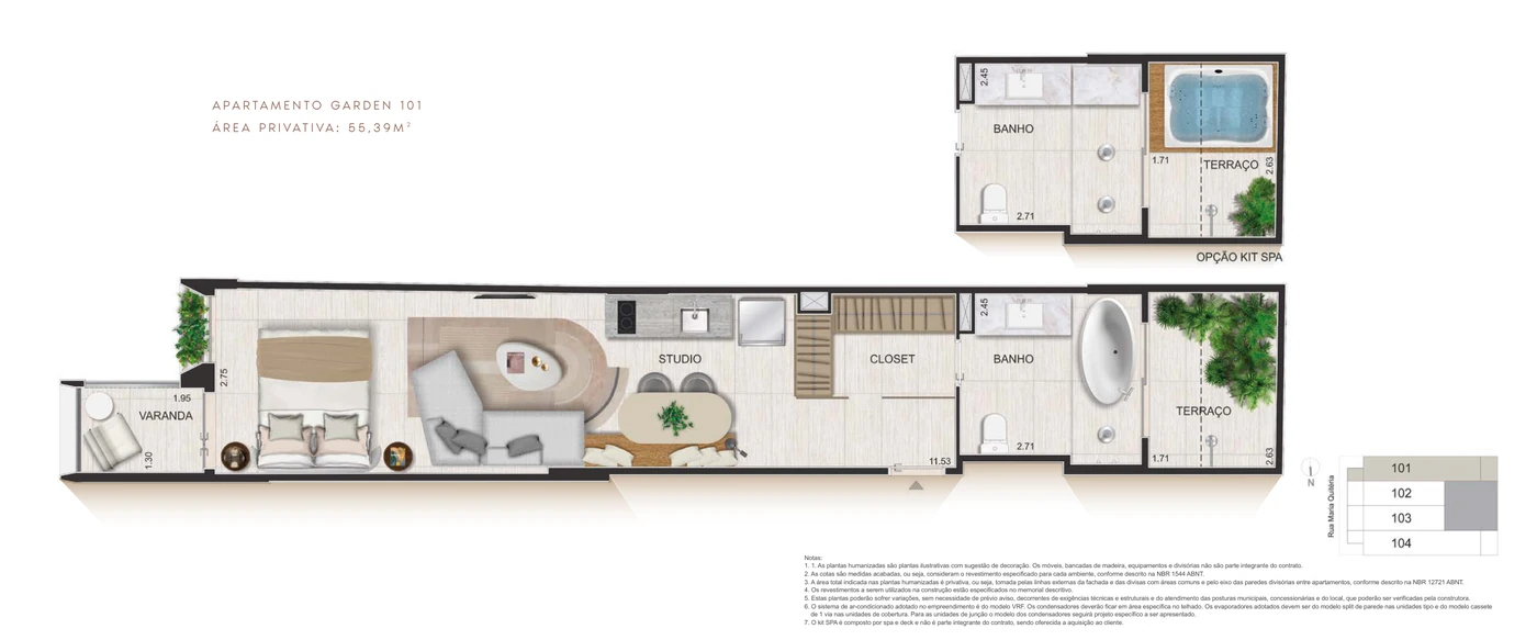 Garden 101 · 55,39 m²