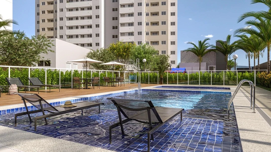 Piscina — perspectiva ilustrativa