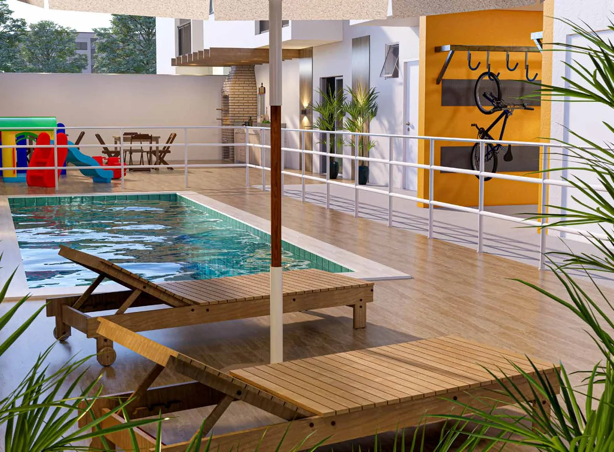 Piscina — perspectiva ilustrativa