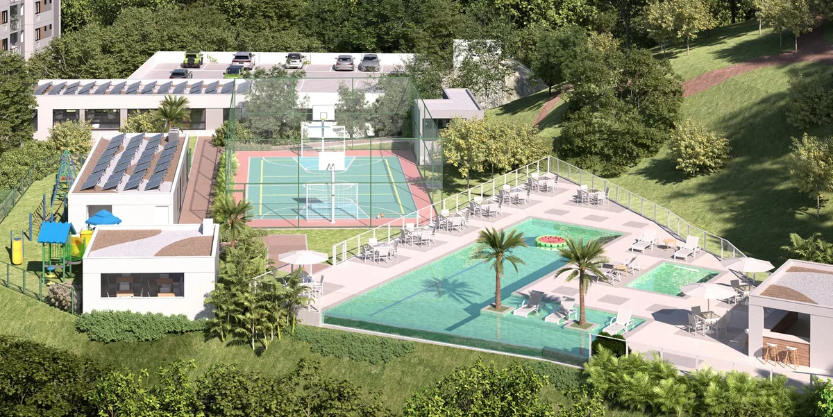 Espaço Clube — perspectiva ilustrativa