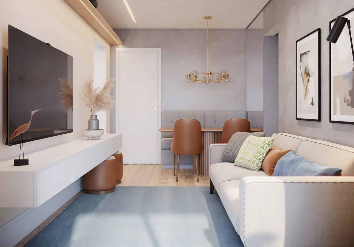 Sala — perspectiva ilustrativa
