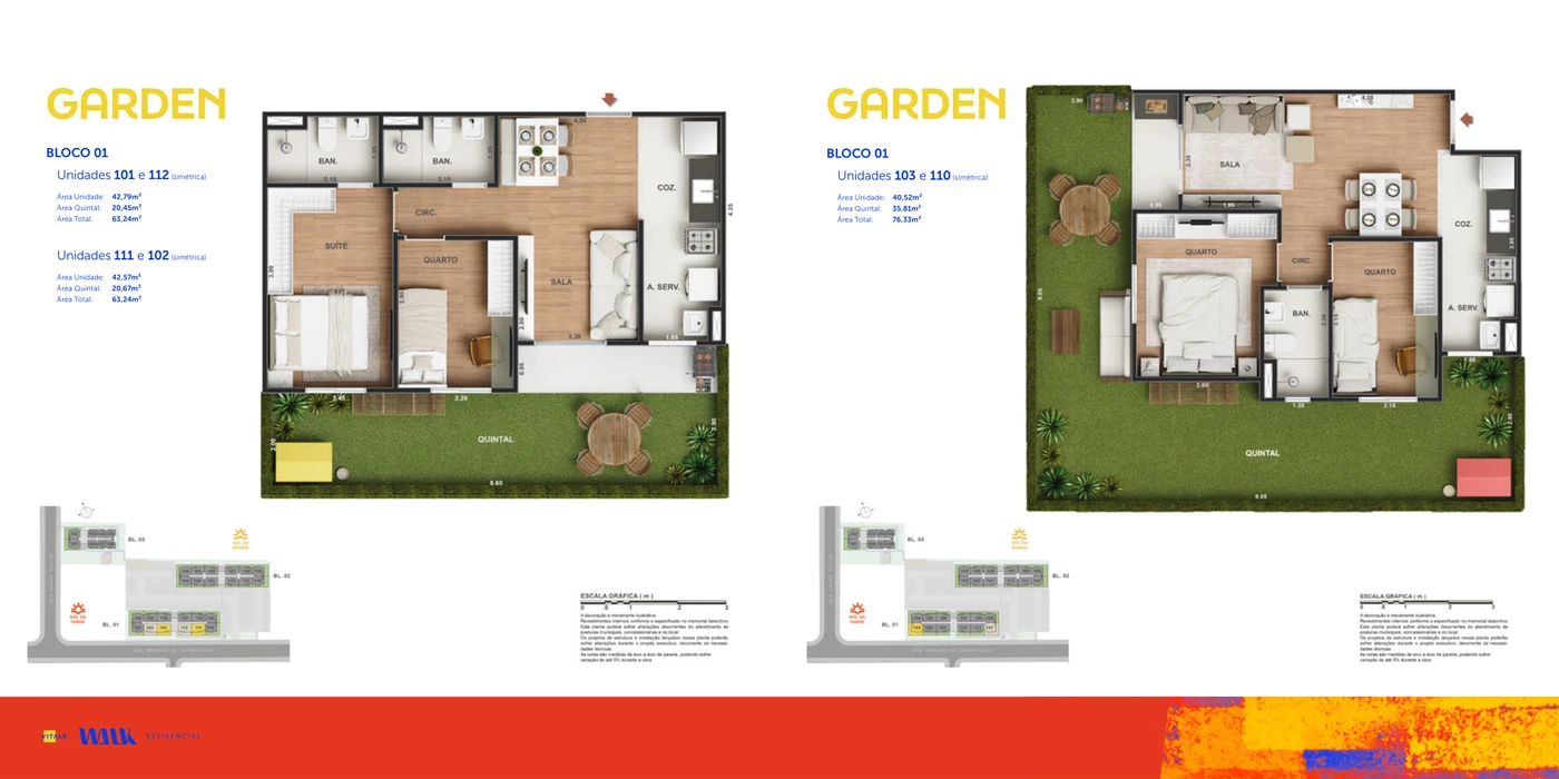 Gardens · bloco 1