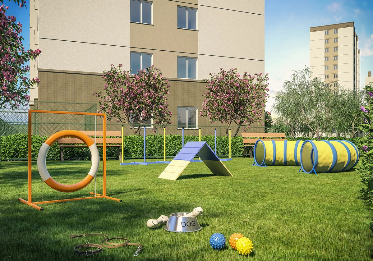 Pet place — perspectiva ilustrativa
