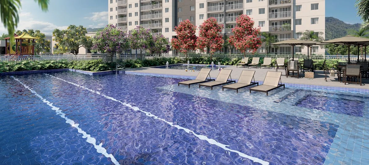Piscina — perspectiva ilustrativa
