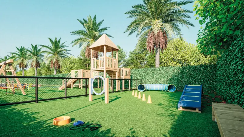 Perspectiva ilustrativa do pet place