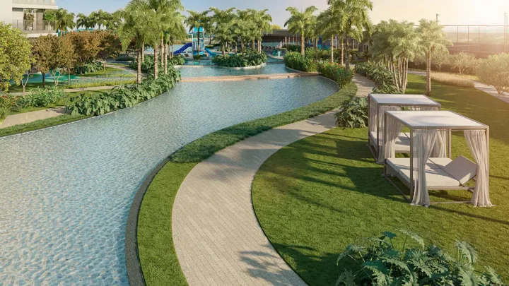 Atlântico Golf — Espaço de Conveniência · perspectiva ilustrativa