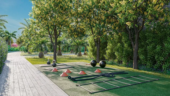Atlântico Golf — Crossfit Zone · perspectiva ilustrativa