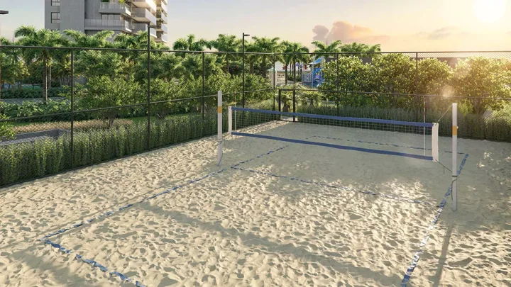 Atlântico Golf — Quadra de Areia · perspectiva ilustrativa