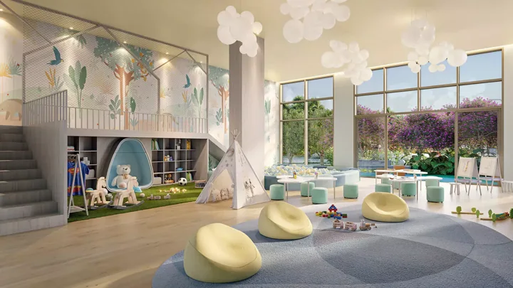 Atlântico Golf — Espaço Kids · perspectiva ilustrativa