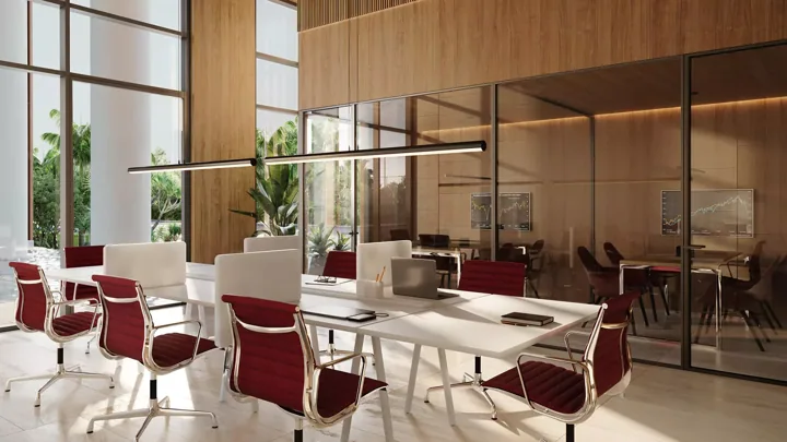 Atlântico Golf — Workplace · perspectiva ilustrativa