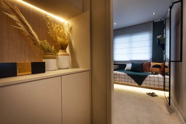 Circulação do decorado — Atmosfera Condominium Park · Decorado de 4 quartos