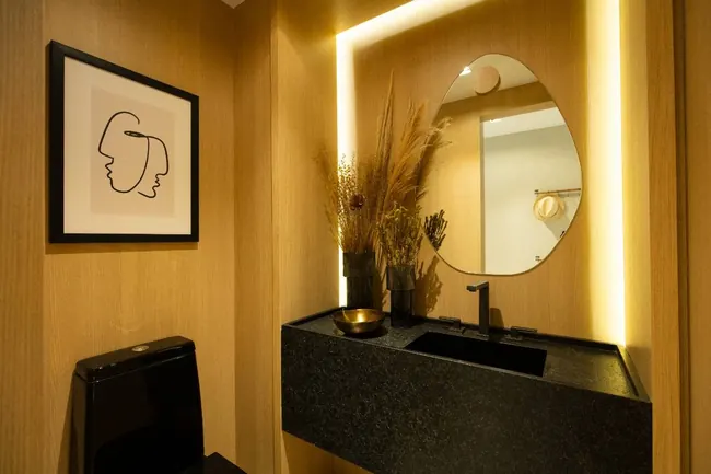 Lavabo decorado — Atmosfera Condominium Park · Decorado de 4 quartos