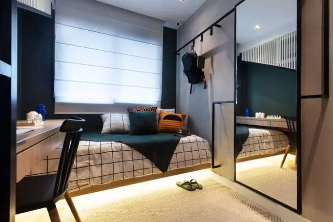 Quarto juvenil — Atmosfera Condominium Park · Decorado de 4 quartos