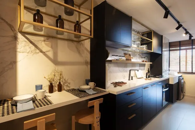 Cozinha decorada — Atmosfera Condominium Park · Decorado de 4 quartos